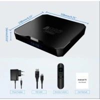 Мултимедиен плеър 4K Android + ATV Set-Top Box с гласово управление с WI-FI