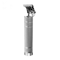 Тример за коса и брада Kemei KM-1974B, 5W, 1200 mAh, Сив