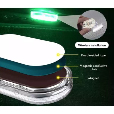 Мини led лампа , безжична , акумулаторна, 6 цвята