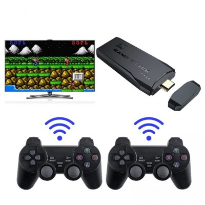 Ретро конзола за видеоигри, 2.4G безжична, 64GB, за TV, HDMI