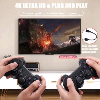 Ретро конзола за видеоигри, 2.4G безжична, 64GB, за TV, HDMI