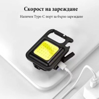 Джобно Мултифункционално Мини LED Фенерче