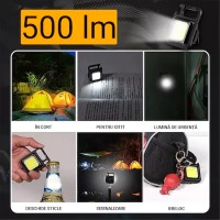 Джобно Мултифункционално Мини LED Фенерче