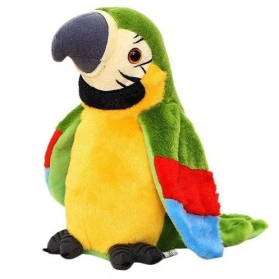 Плюшена играчка  говорещ папагал