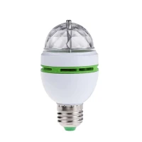 LED Крушка 3W, с Диско Ефект