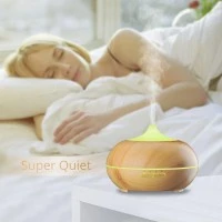 Арома дифузер и овлажнител за въздух 500ml с дитанционно и Led светлини