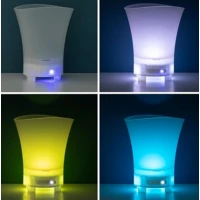 Led кофа за лед с презареждаща се тонколона