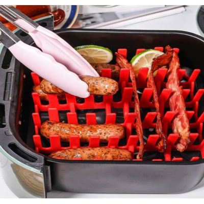Оребрена силиконова подложка за печене в air fryer