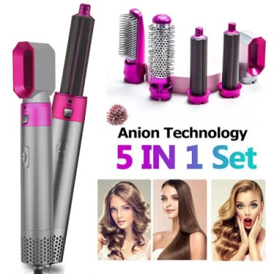 5в1 мултифункционален сешоар, преса и маша за коса hot air styler 5в1 мултифункционален сешоар, преса и маша за коса hot air styler