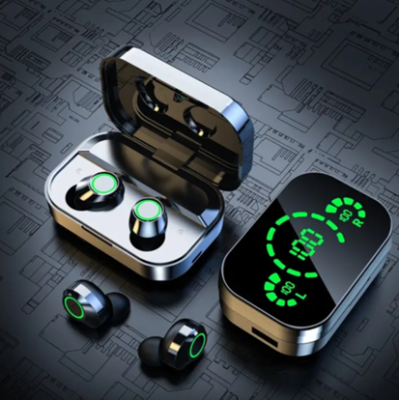 Безжични Bluetooth слушалки с интелигентен цифров дисплей