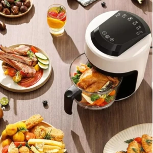 Бутиков air fryer 3,5 литра със стъклен корпус 2000w