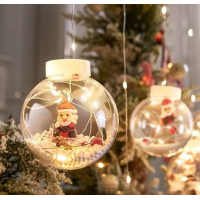 Коледни топки с LED светлини
