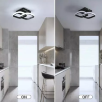 LED плафониера с 2 пръстена