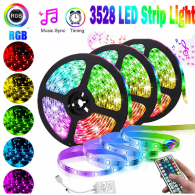 Комплект RGB LED лента 5 метра, диод 3528, с дистанционно