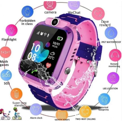 Детски смарт часовник с игри, камера, фенерче, GPS, SIM-карта