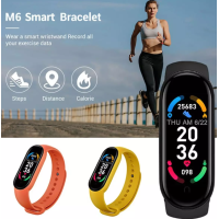 Смарт гривна Smart technology M6, Пулс, Кръвно налягане, Влагоустойчива