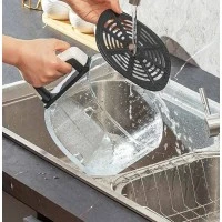 6 литра Air Fryer – Фритюрник с горещ въздух и прозрачна кошница , 2400 W, Тъч скрийн управление