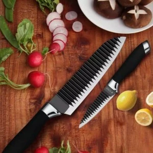 Комплект кухненски ножове Shik, В кутия, Неръждаема стомана, 6 бр